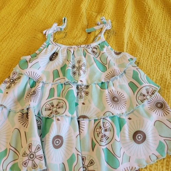 Tara Collection Matching Set Girls Boutique size 3T Ruffle Pants With Top Brown - Picture 2 of 5